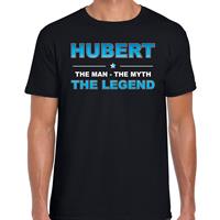 Bellatio Decorations Naam cadeau t-shirt Hubert - the legend zwart voor heren