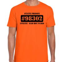 Bellatio Boeven verkleed shirt bad boy ward Oranje