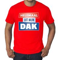 Bellatio Decorations Rood Helemaal uit mijn dak grote maten t-shirt heren -
