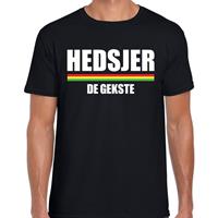 Bellatio Decorations Carnaval Hedsjer de gekste t-shirt zwart voor heren