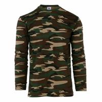 Camouflage shirt voor heren lange mouw