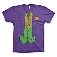 Dc Comics The Joker paars verkleed t-shirt korte mouwen voor heren - Batman - 