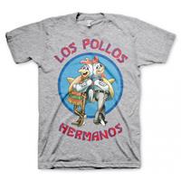 T-shirt Breaking Bad Los Pollos - grijs - voor heren