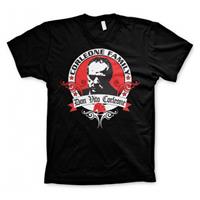 Merkloos The Godfather Corleone Family t-shirt zwart heren -
