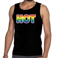 Bellatio Hot tanktop/mouwloos shirt - Zwart