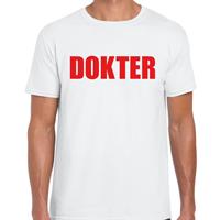 Bellatio Dokter verkleed t-shirt Wit