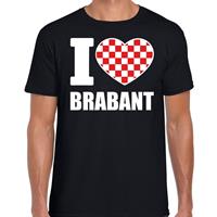 Bellatio Decorations Zwart I love Brabant t-shirt heren -