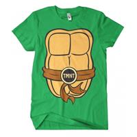 Merkloos Teenage Mutant Ninja Turtles verkleed t-shirt groen voor heren