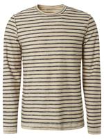 No Excess T-shirt Long Sleeve Crewneck Stripes (15140201 - 034)