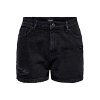 Only Frauen Shorts Jagger Mom in schwarz