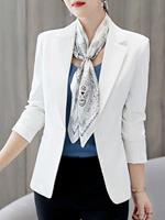 Korean Version Of Slim Slim Women's Long-sleeved Professional Wear Small Suit Jacket