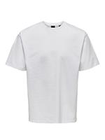 Only & Sons Only & Sons Fred Relaxed Fit T-shirt Wit