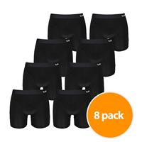 Apollo Boxershorts Heren Bamboo Basic Zwart 8-pack-XXL