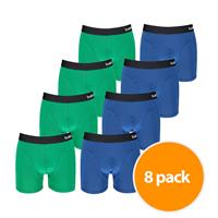 Apollo Boxershorts Heren Bamboo Basic Blue / Green 8-pack