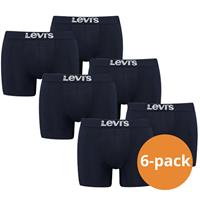 Levi's Boxershorts Heren 6-pack Solid Navy