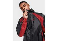 Jordan Essentials geweven jack herenwindjack zwart/gymrood