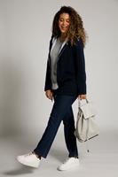 Ulla Popken Strickjacke »Strickjacke A-Linie Hemdkragen«