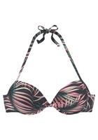 Lascana Push-upbikinitop Reese met palm print