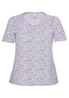 Sheego T-Shirt mit zartem Alloverdruck