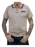 Strick-Poloshirt Redmond Beige