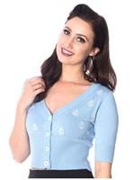 Rockabilly Clothing Banned Set Sail Cardigan