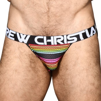 Andrew Christian 2 stuks Almost Naked Chill Stripe Jock 