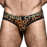 andrewchristian Andrew Christian Almost Naked Plush Leopard Brief 