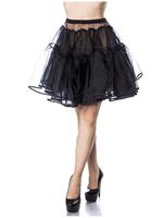 Kurzer Petticoat Schwarz