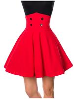 Rockabilly Clothing Circle Rock kurz Rot