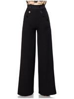 Rockabilly Clothing Marlene Dietrich Hose Schwarz