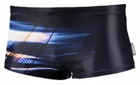 BECO zwemboxer | competition | zwart/multi color |**