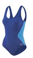 Beco badpak C-cup dames polyamide blauw/donkerblauw