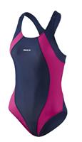 BECO badpak | donkerblauw/roze |
