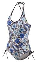 BECO, BECO BECO badpak | B-cup | gevoerd | borst support | zwart/multi color | maat 38**