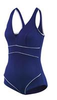 Beco badpak C-cup gevoerd dames polyester donkerblauw