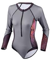 Beco badsuit BEactive dames polyamide/elastaan grijs