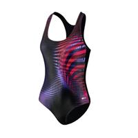 BECO badpak | gevoerd | borst support | zwart/multi color |**