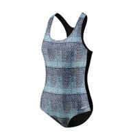 BECO badpak | B-cup/C-cup | gevoerd | borst support | uitn. pads | turquoise/zwart |**