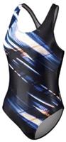 BECO badpak | competition | borst support | UV SPF 50+ | zwart/multi color |*