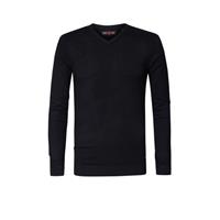 petrolindustries Petrol Industries Heren Essential V-Neck Knit Zwart 