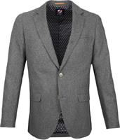 Suitable Blazer Nibe Grijs Herringbone