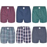 MG-1 Wijde boxershorts heren 6-pack multipack d900 geweven katoen