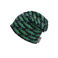 Sterntaler Slouch-Beanie, Krokodil-Print, für Babys, 300 MARINE