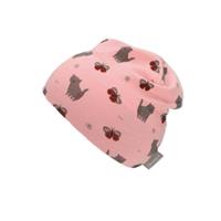 Sterntaler Slouch-Beanie, Animal-Print, Emblem, für Babys, 748 ROSA