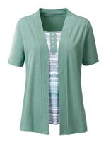 Your Look... for less! Dames 2-in-1-shirt salie gedessineerd Größe