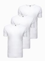 Ombre T-shirt heren | 3-pak | Korte mouw | Wit | effen |  | Italian-Style.nl, 