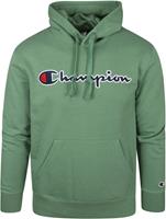 Champion Hoodie Logo Dunkelgrün