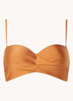 Barts Isla bandeau bikinitop met glanzende finish