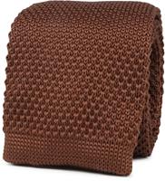 Suitable Knitted Stropdas Bruin TK-06 -