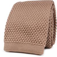 Knitted Stropdas Taupe TK-07 -